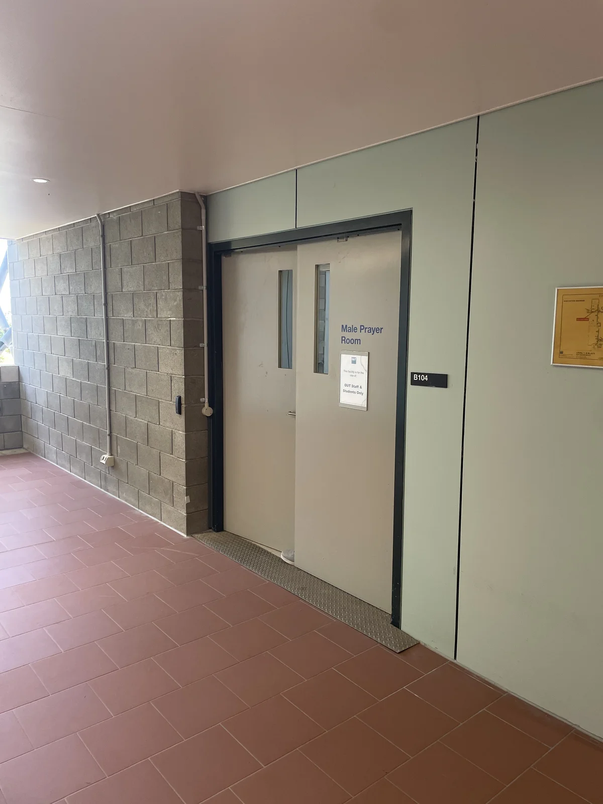 QUT Kelvin Grove Campus Musalla