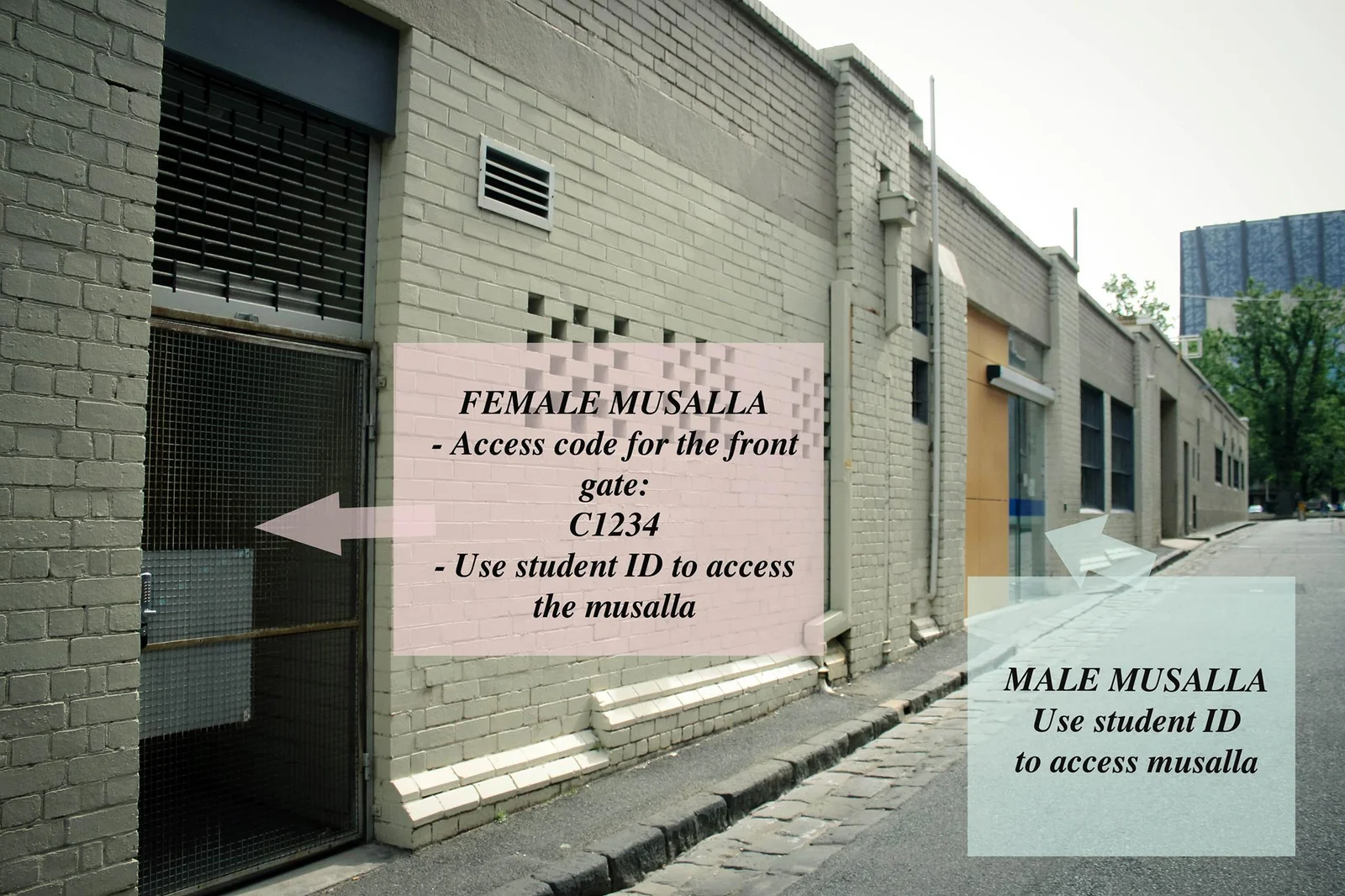 University of Melbourne Islamic Society Musalla