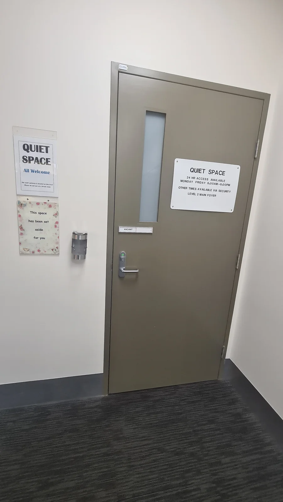 Moorabbin Hospital Quiet Room